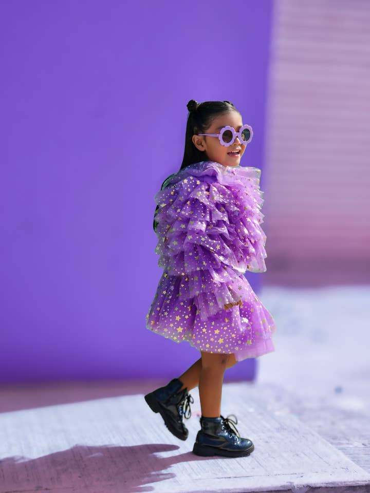Fancy Shmancy Baby - Wholesale Jacket - Kids - Purple ruffle jacket
