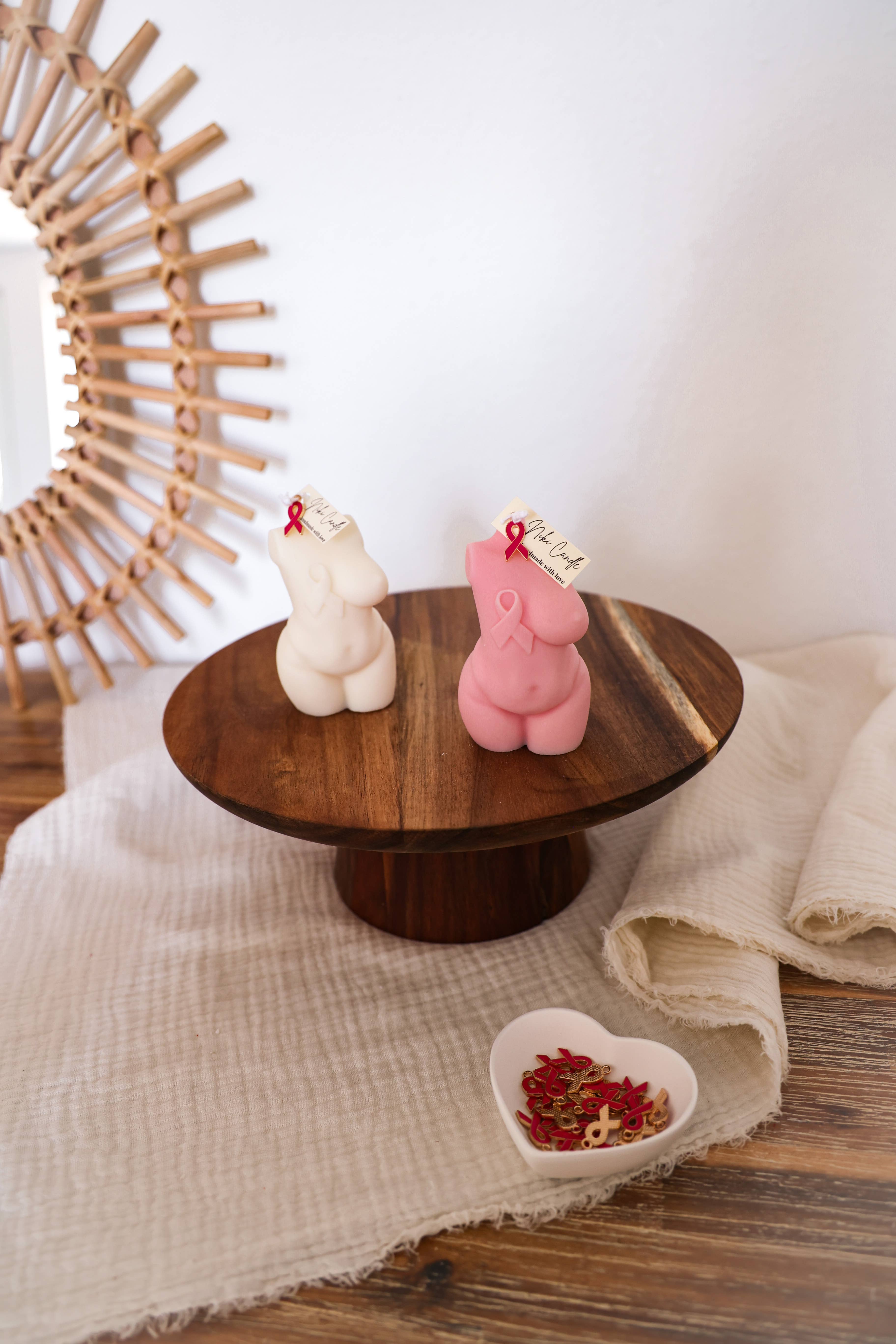 Niki Candle – wholesale Novelty candle – FCK CANCER Woman candle - handmade