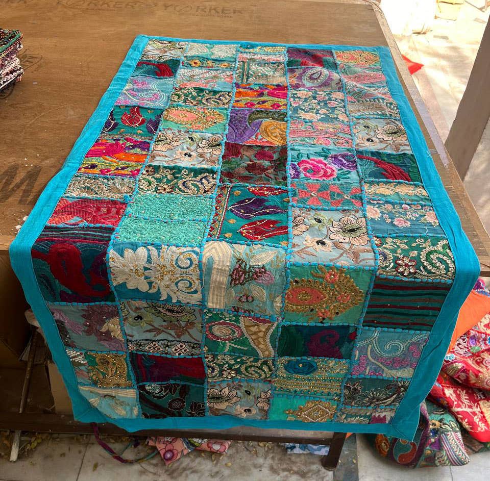 Bhawana Handicrafts - Wholesale Table Runner - Bohemian Vintage Runner Table Runner Embroidered Runner Boho0