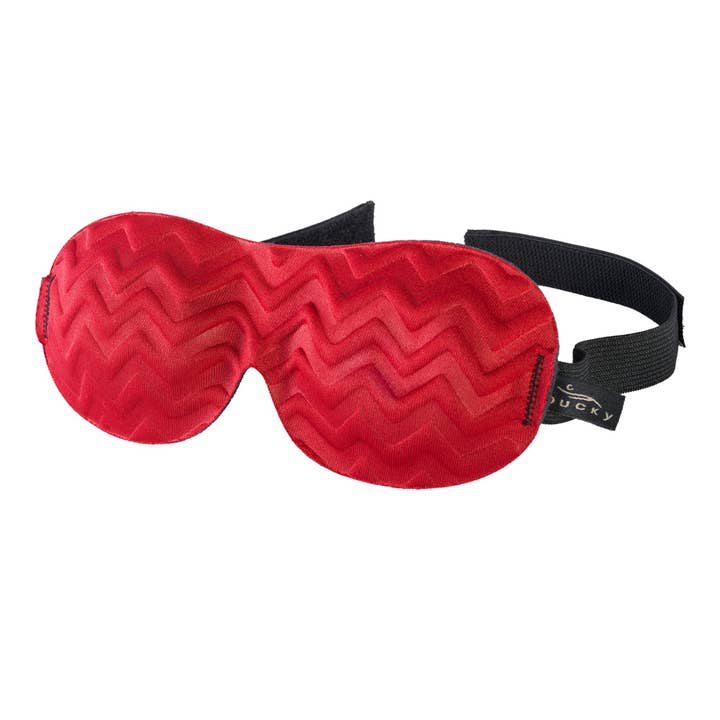Bucky - Wholesale Sleep/Eye Mask - Ultralight Sleep Mask - Red Chevron