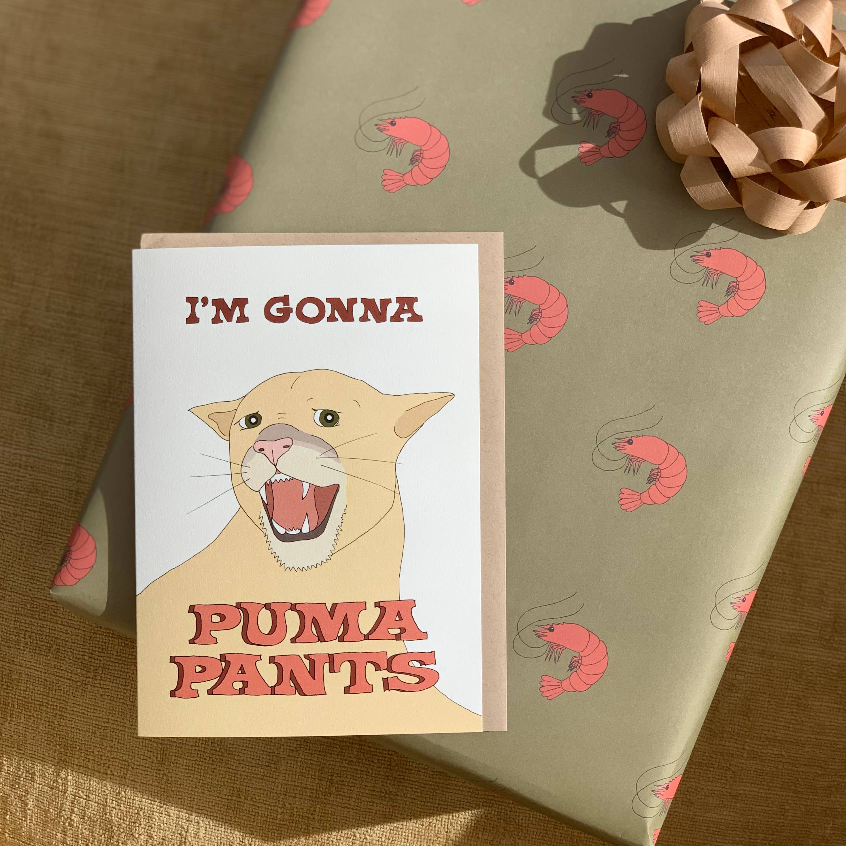 FINEASSLINES – wholesale Congratulations card – PUMA PANTS Congratulations Card1