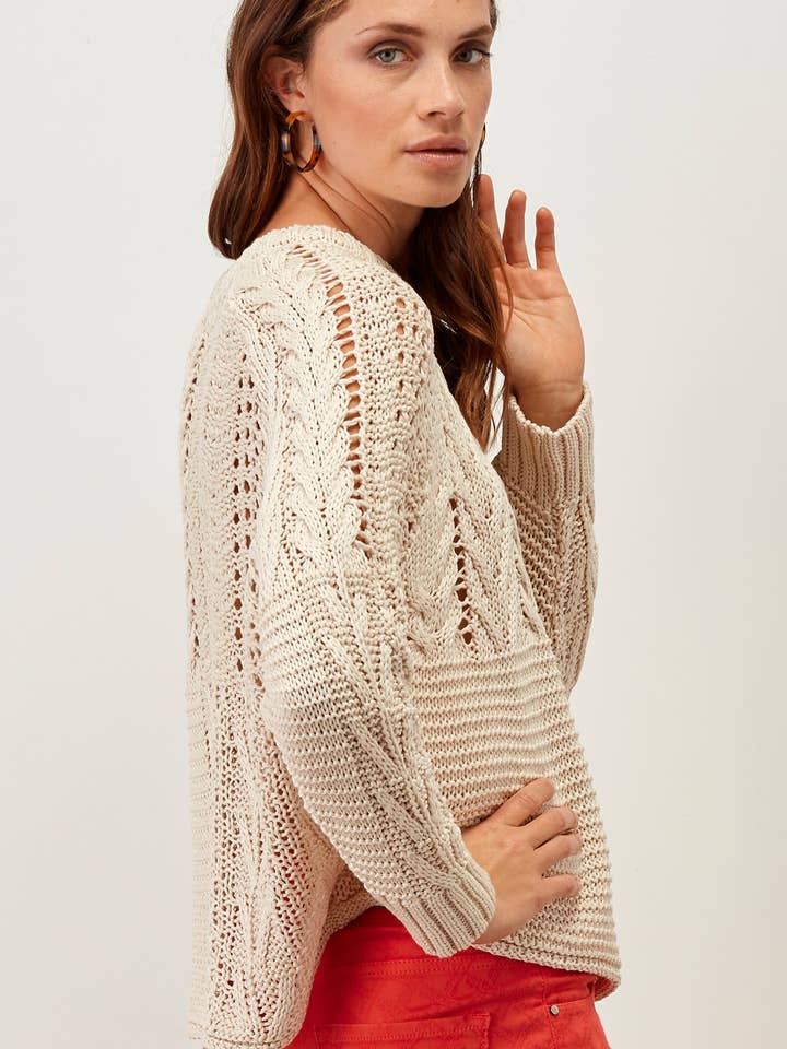 GUIMANOS - Wholesale Knit Top - Women's - Trança Shirt1