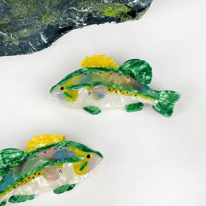TheDivaSoap - Wholesale Hair Clip - Women's - Perch Claw Clip, Marine Animal Hair Clip