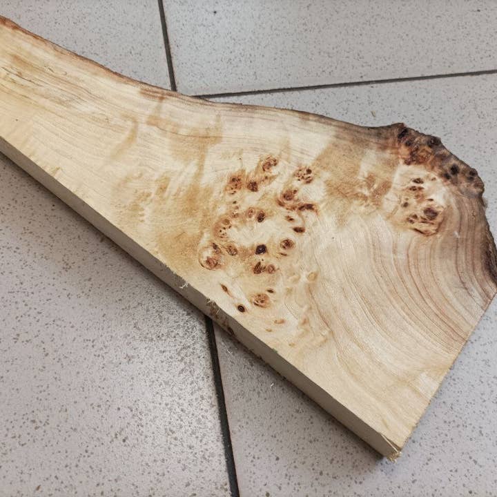 Bloc de bois en loupe de peuplier pour corps de guitare ébénisterie #25 pour la vente par Prut63683