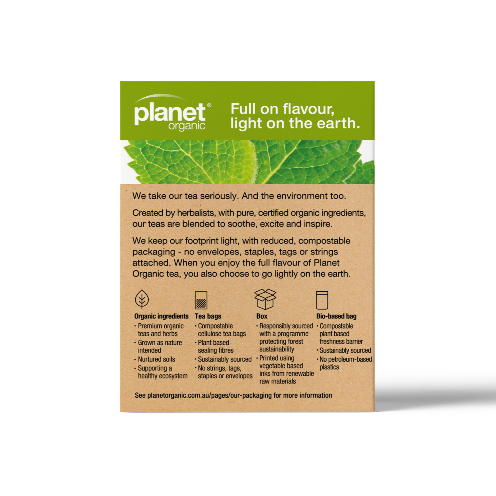 Planet Organic - Wholesale Tea Bags - Spearmint Tea Bags2