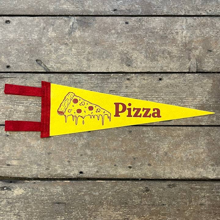 Pizza Pennant - Medium Size for wholesale by Quiet Tide Goods