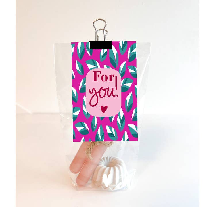 SEQ LIFESTYLE - Vente Pochette cadeau - Pochette cadeau Bougeoir - Rose-vert0