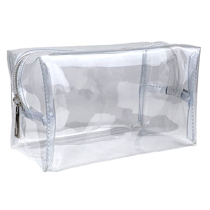Powell Creative Products Ltd – wholesale Pencil case/pouch – Clear Pencil Case Transparent See Through Toiletry Bag