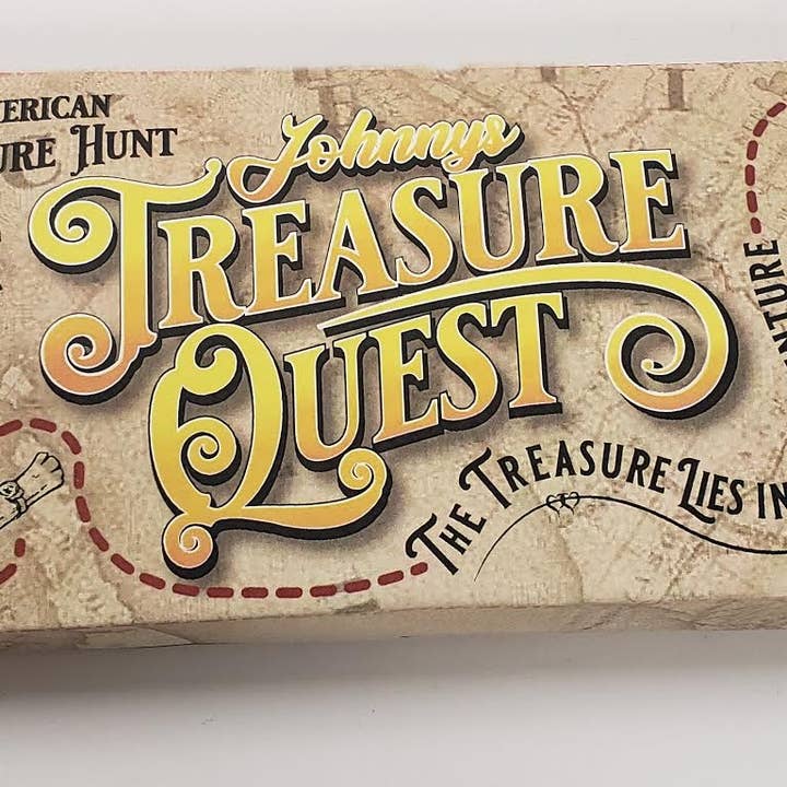 Johnnys Treasure Quest - Wholesale Chocolate Bar - JTQ. Silver Ticket Great American Treasure Chocolate Bar