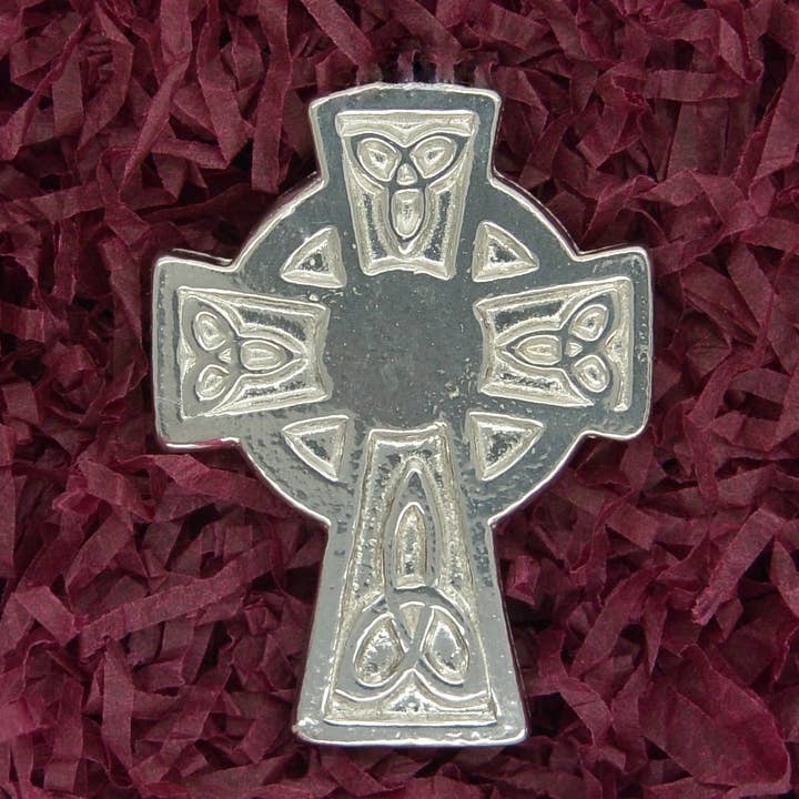 William Sturt Fine Pewter – wholesale Cocktail/statement ring – Celtic Cross Pewter Scarf Ring Hand Cast by William Sturt1