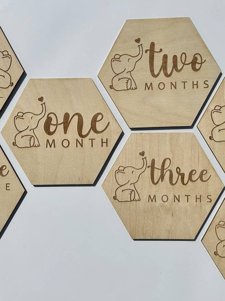 Baby Milestone Set for wholesale by B.VerStrat Designs