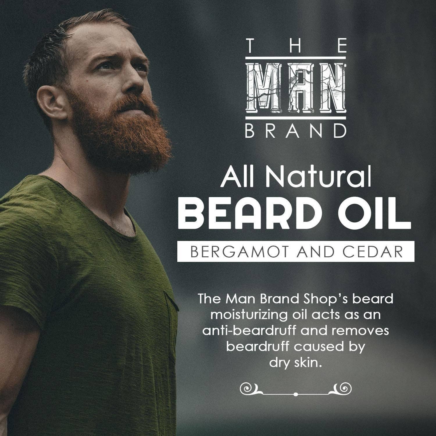 The Man Brand – wholesale Beard styling product – Bergamot and Cedar Beard Oil1