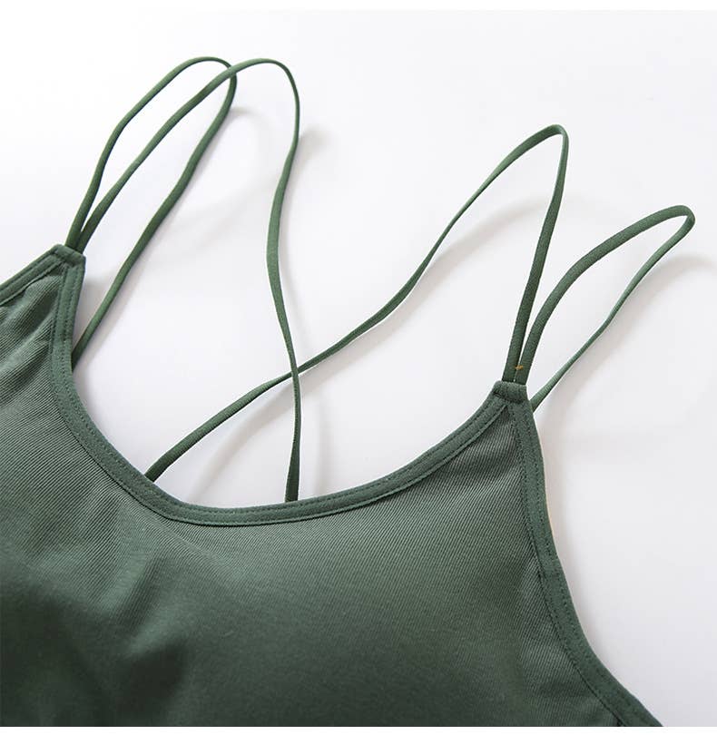 HIDDENBRAND - Wholesale Bralette - Women's - Soft Breathable Cotton Padded Bra Bralette crop top7