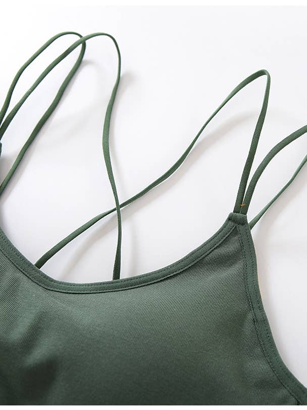 HIDDENBRAND - Wholesale Bralette - Women's - Soft Breathable Cotton Padded Bra Bralette crop top7