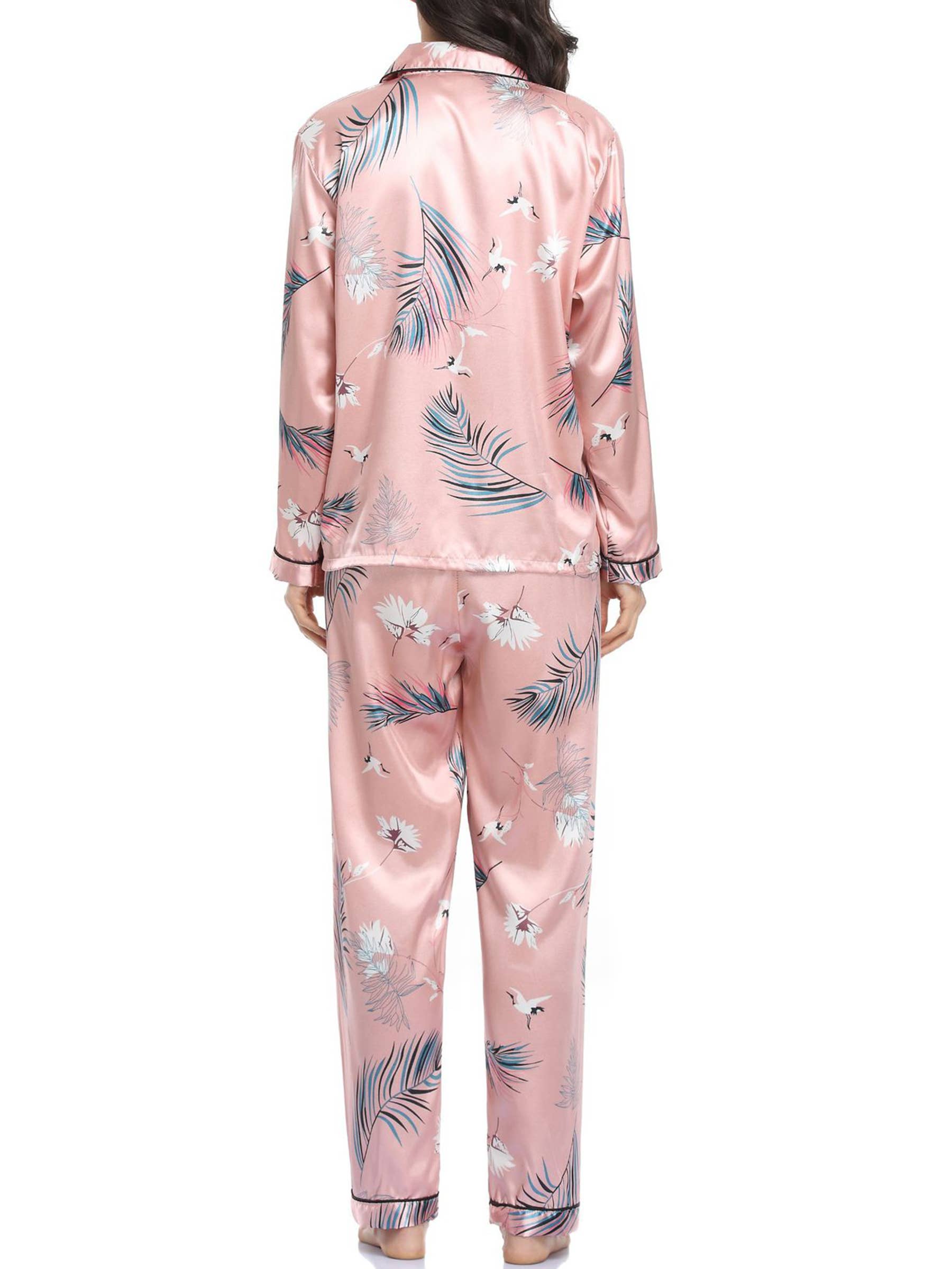 Wholesalesir - Vente Haut et bas de pyjama – femme - Pyjama en fourrure élastique teinté en deux pièces pour femmes5