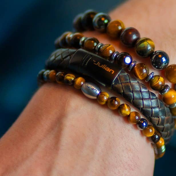 by julian – Engroshandel Perlearmbånd – armbånd Nane dua tijgerøg (sølv eller guld)4