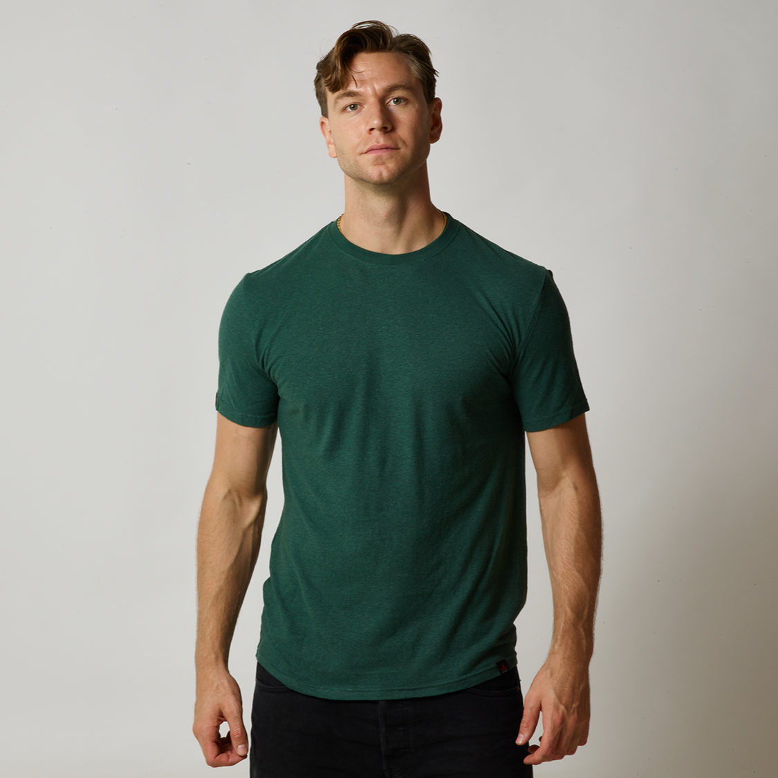 Hemp Originals T-Shirt Bottle Green (Premium Weight) for wholesale on Faire1