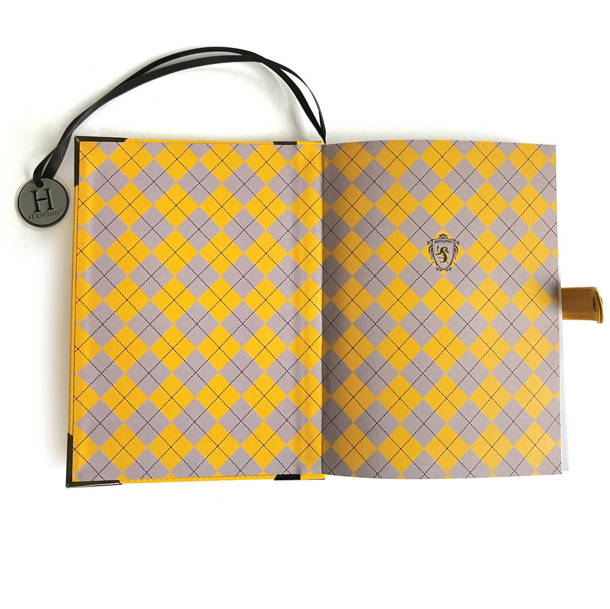 Paper House Productions - Vente Journal intime - Journal Harry Potter Hufflepuff en cuir végétalien1