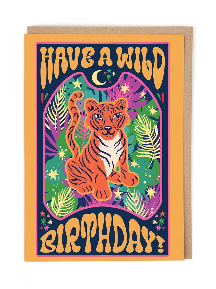 Tarjeta de cumpleaños salvaje para venta al por mayor de Cath Tate Cards