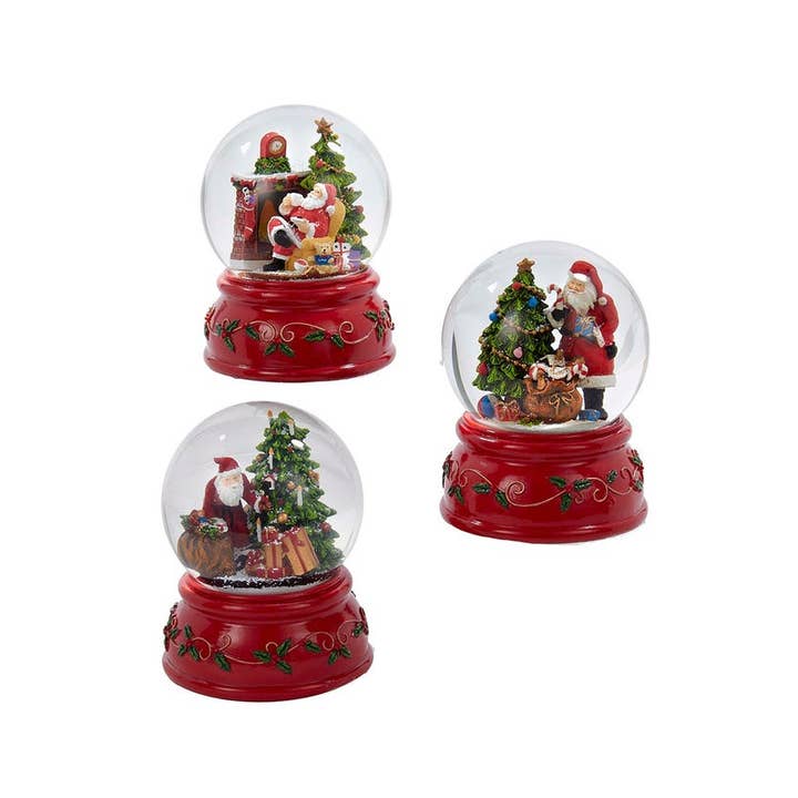 100MM WIND-UP MUSICAL SANTA WATERGLOBE 3A for wholesale by Kurt S. Adler, Inc.