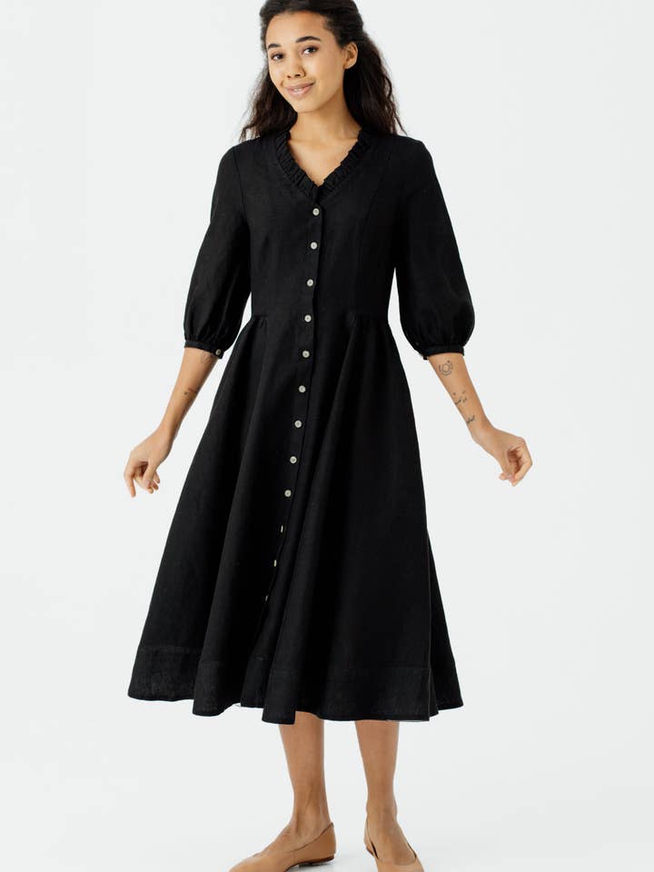 Mon Cheri Ophelia Dress, 3/4 Sleeve for wholesale on Faire25