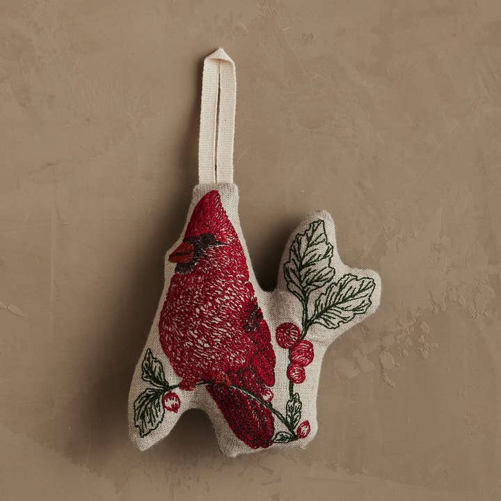 Red Cardinal Ornament for wholesale by Coral & Tusk