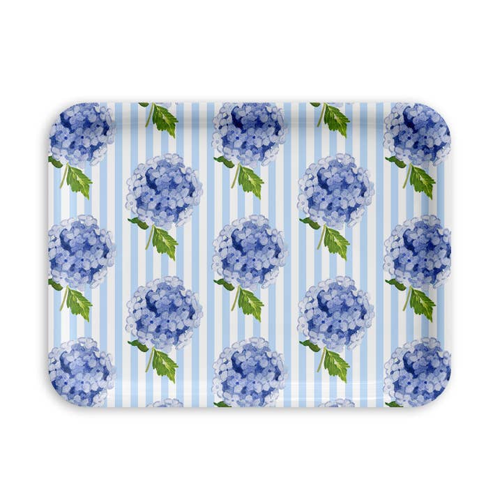 Bandeja de Servir Paraíso de Hortensias: Tres Tamaños para venta al por mayor de The Muddy Dog