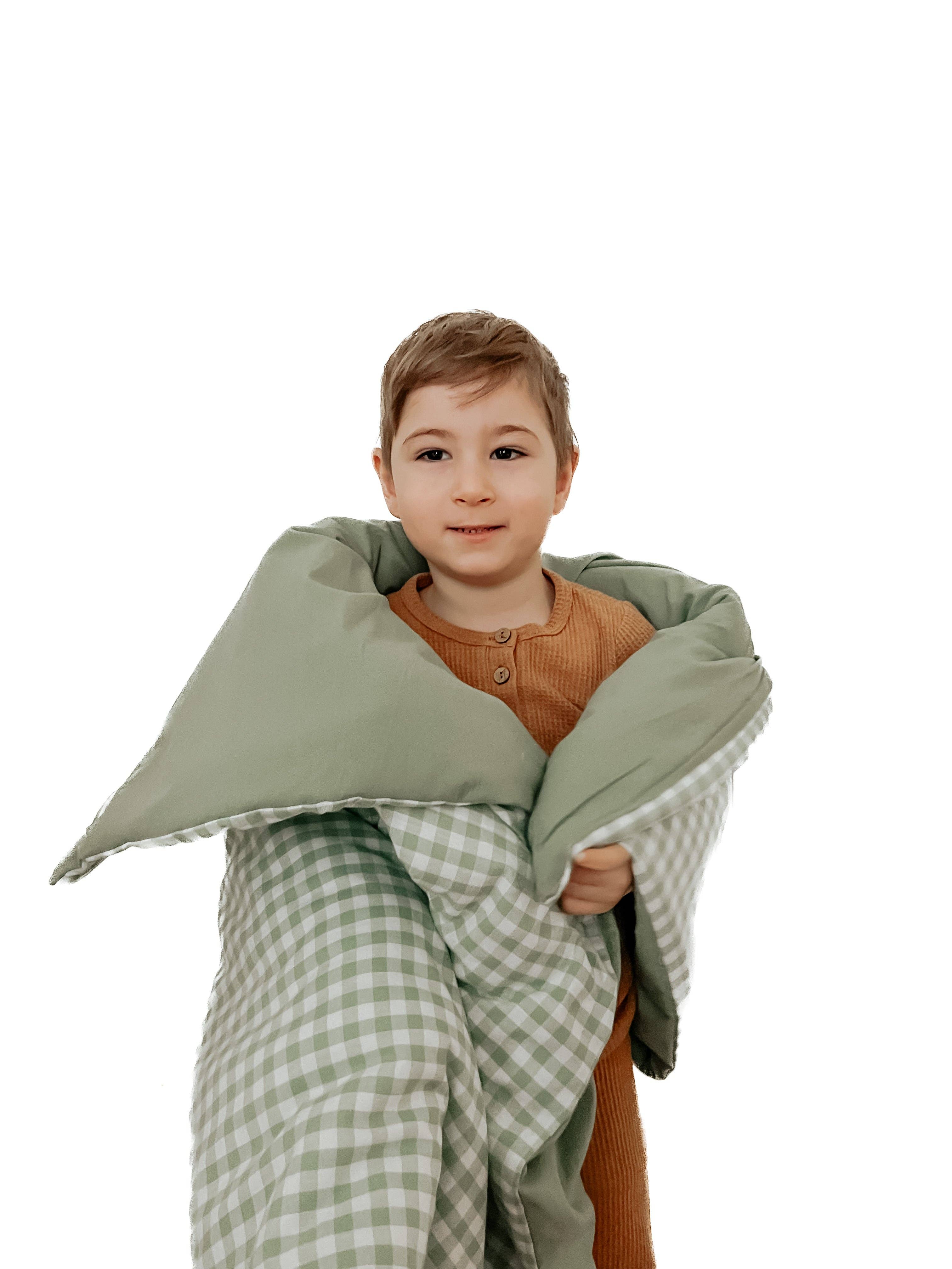 Little Mae and Co - Wholesale Quilt - Kids & Baby - Ivy Gingham Quilted Blanket5