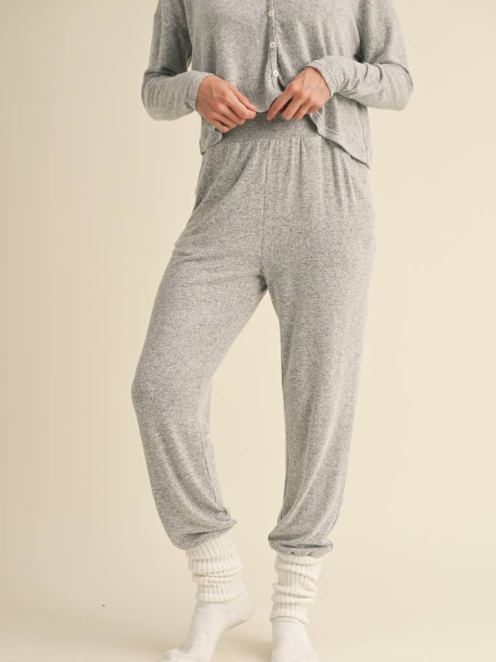 Pantalon de jogging Hacci doux et brossé pour la vente par KIMBERLY C