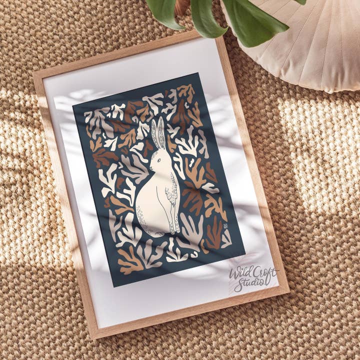 Wild Croft Studio - Wholesale Art Print - Darling Bunny (Muted) Art Print8
