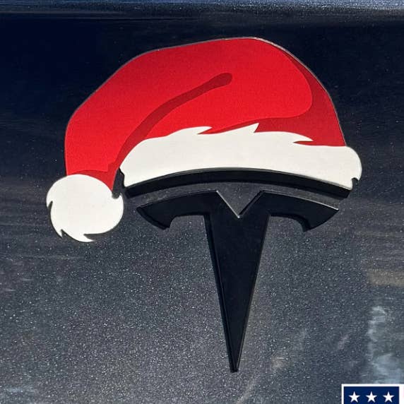 Tesla Christmas Car Magnet Accessory for wholesale by Jaxley