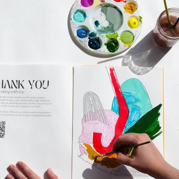 Juliann Choe - Wholesale Coloring & Activity Book - Adult - Mixed Media Coloring Book3