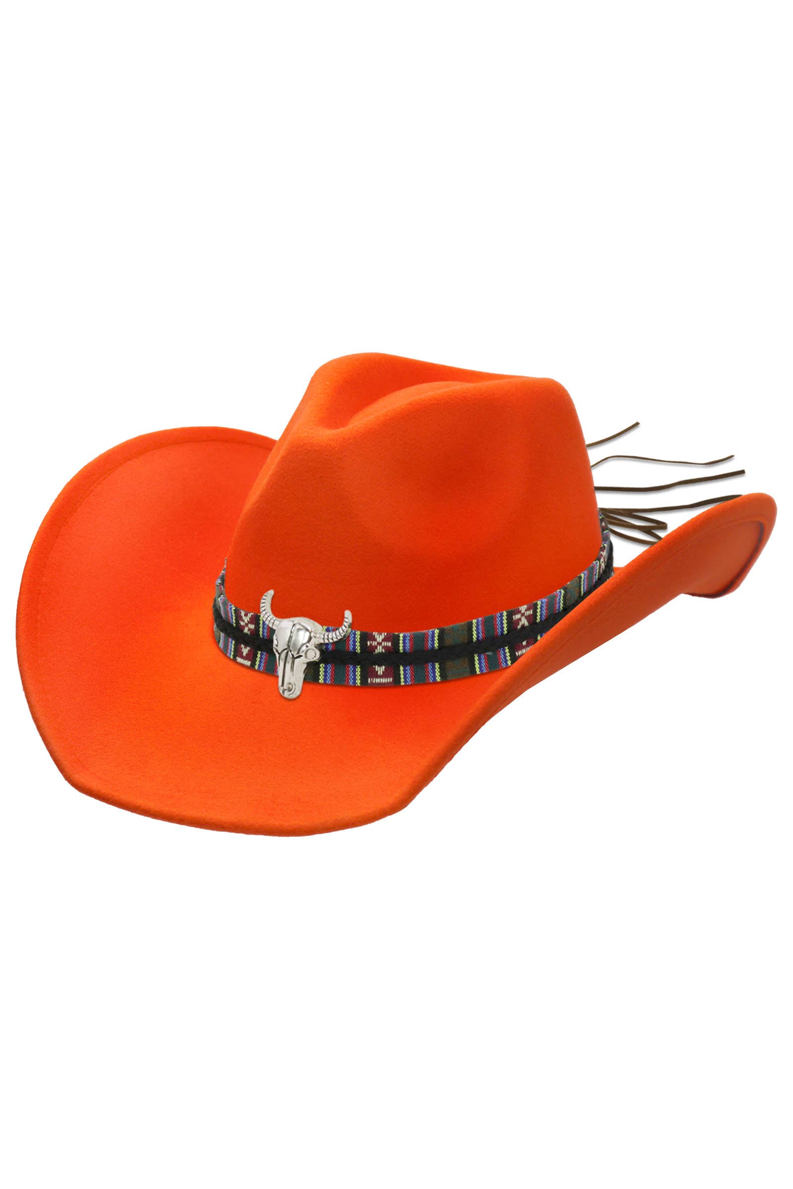 Cap Zone – Chapéu de cowboy - Unissexo por atacado – Chapéu de Feltro Cowboy Cap Zone Tycoon com Aba Relaxada e Fivela Tribal Navajo16