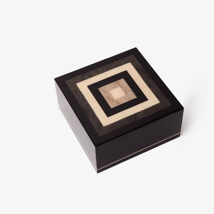 Modern Memorials - Wholesale Pet Urn/Keepsake Box - “Piazza” Italian Lacquered Wooden Pet Urn