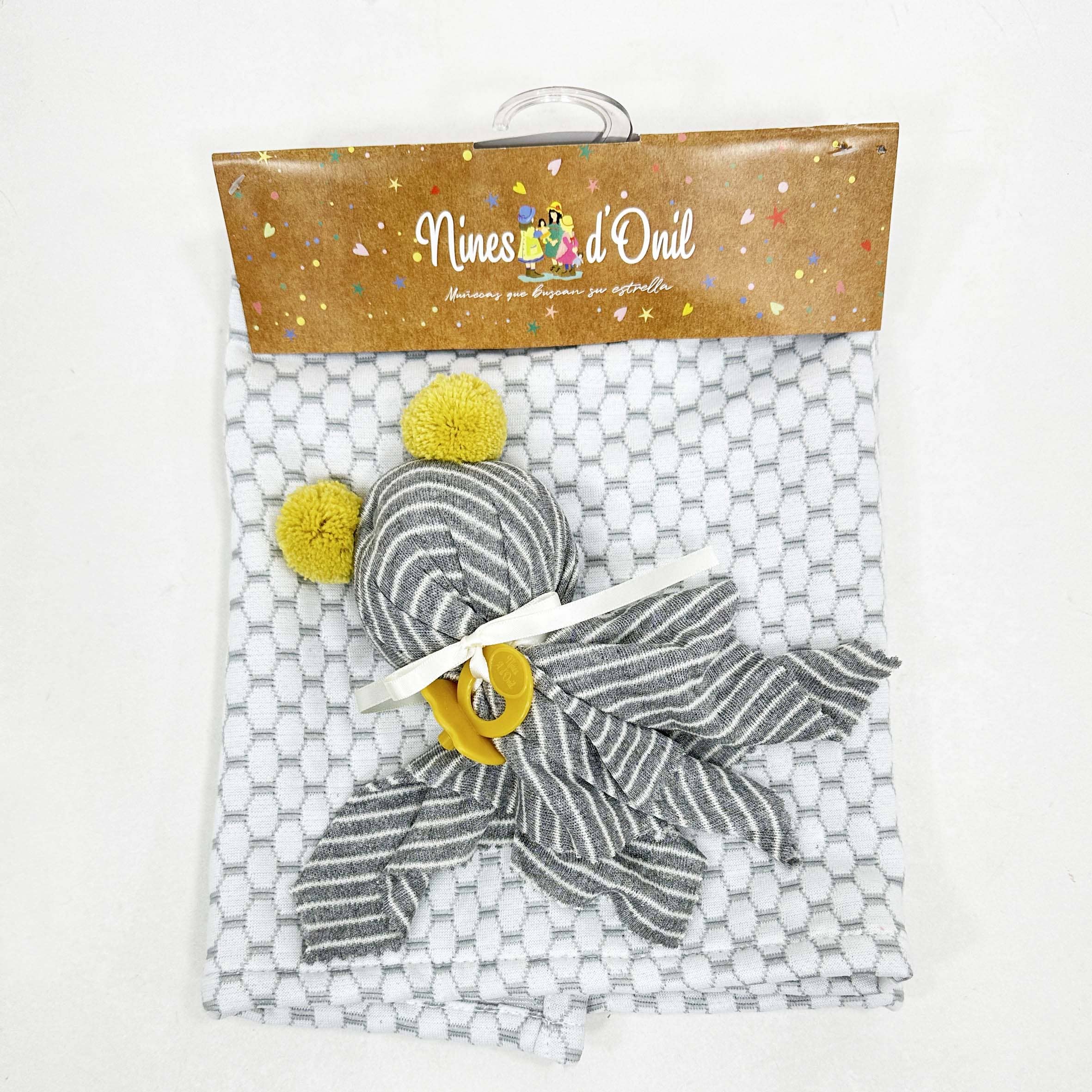 Nines Artesanals d'Onil Dolls - Wholesale Doll - Kids - BABY BLANKET WITH DOUDOU PACIFIER1