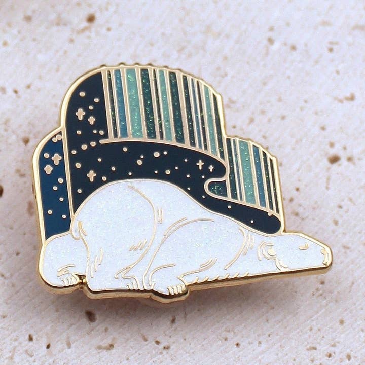 Isbjörn, Aurora emaljstift för wholesale av sol&mar art co.