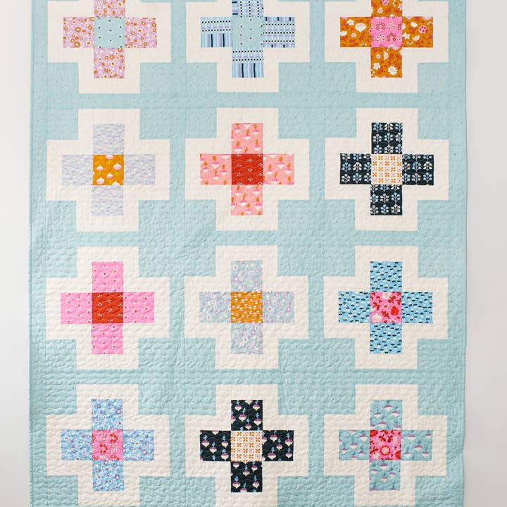 Quilty Love - Wholesale Craft sewing kit - Plus Charmed PAPER Quilt Pattern2