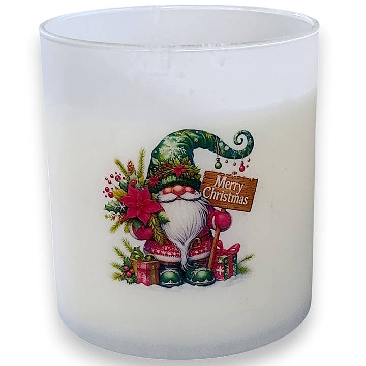 Gnome kerstkaars voor wholesale door Carolina Coast Home and Body