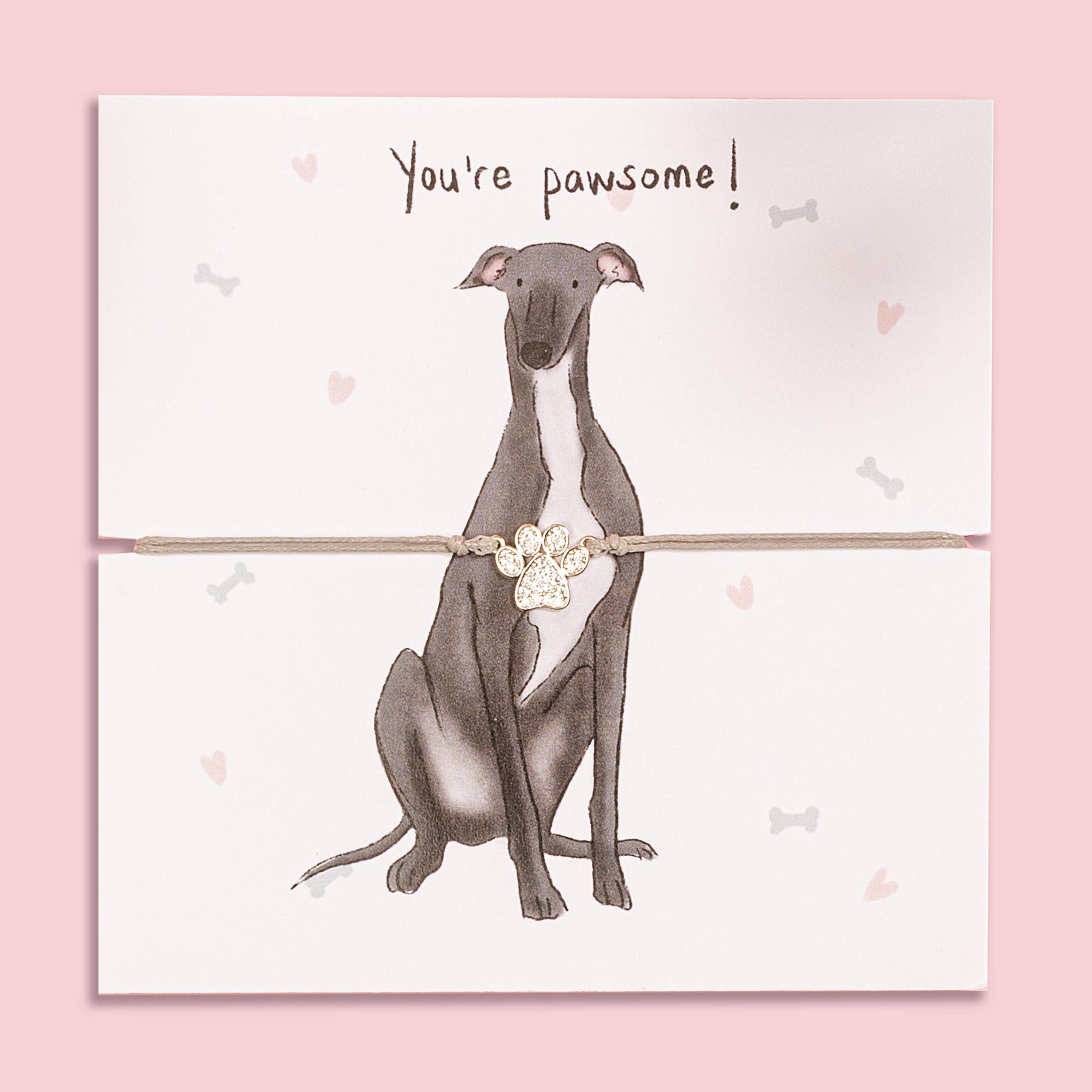 Letterbox Love Bracelets – wholesale Charm/dangle bracelet – Paws For Though Small Stand Bracelet Collection11