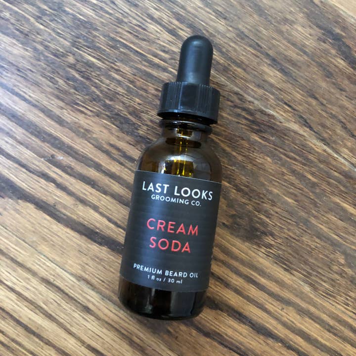 Huile à barbe Cream Soda pour la vente par Last Looks Grooming