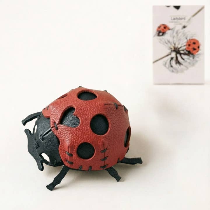 Ladybird - Leather DIY Kit / Red for wholesale by Kyoto Makotoya