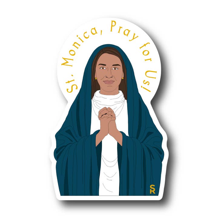 Sock Religious - Wholesale Sticker - St. Monica Sticker