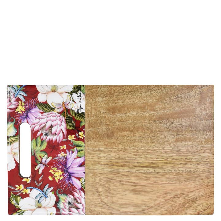 Wooden Printed Cutting Boards - Set of 2 - 25002 for wholesale by Anuschka | Vanya Lara (USA)