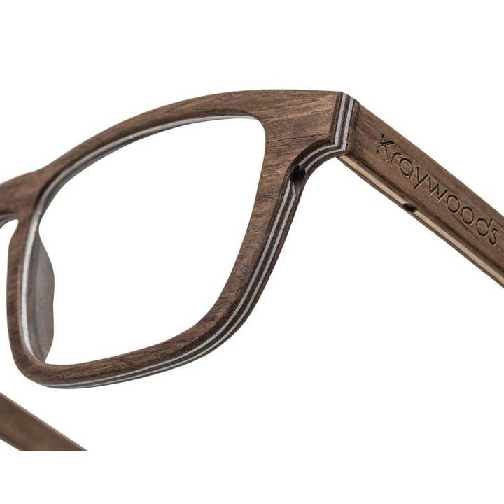 Kraywoods Eyewear - Wholesale Eyeglasses - Unisex - Bold Brown Blue Light Blocking Glasses