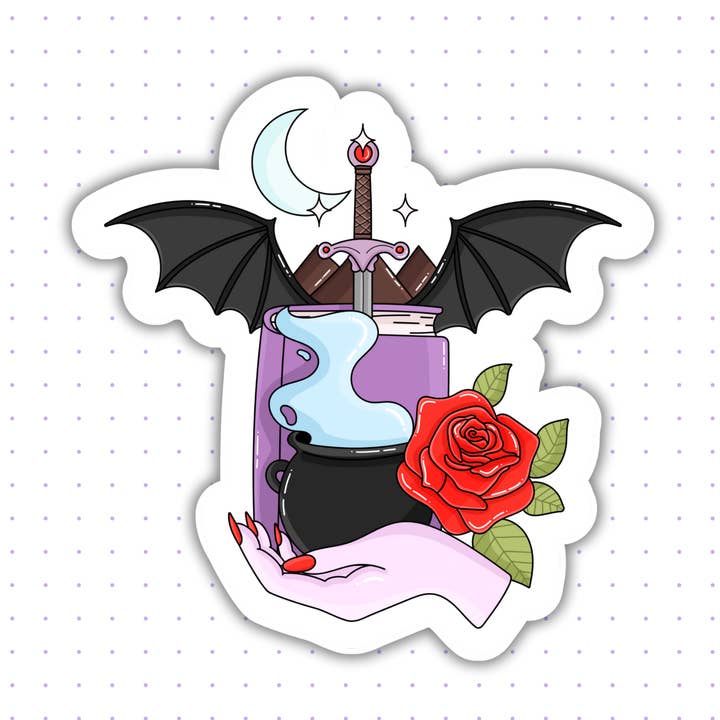 Autocollant ACOTAR pour la vente par 256 Craft Co