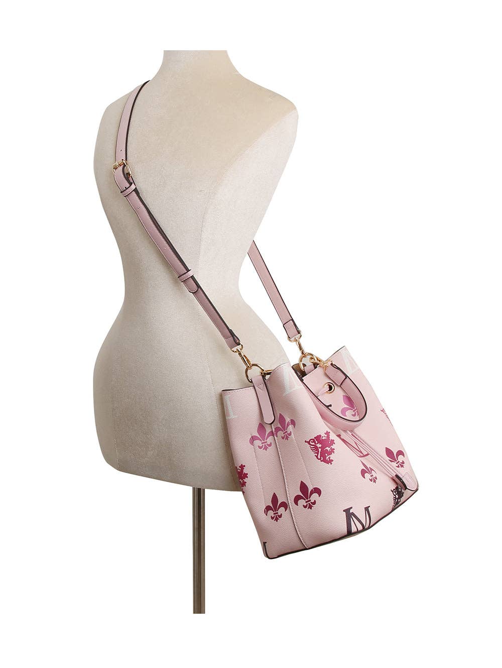 Handbag Factory Corp - Wholesale Top Handle Bag - Women's - 2 in 1 medium monogram bucket bag with matching purse4