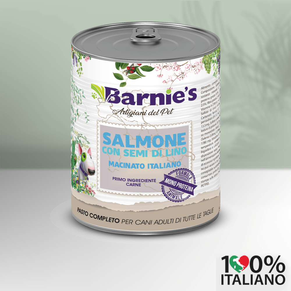 Barnie's - Wholesale Pet Food - Dog - Adult Dogs Monoprotein Ground All Breeds Salmon, 400g0