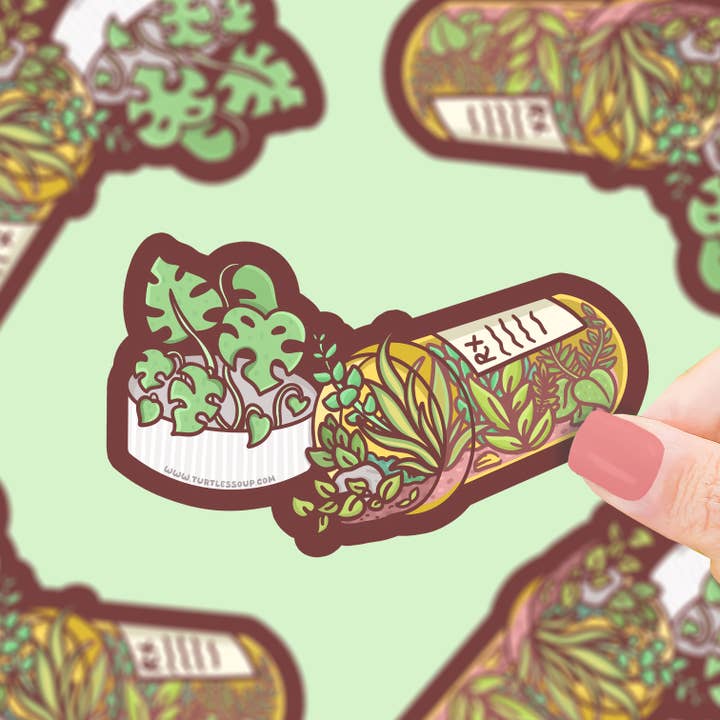 Turtle's Soup - Wholesale Sticker - Plant RX Prescription Vinyl Sticker