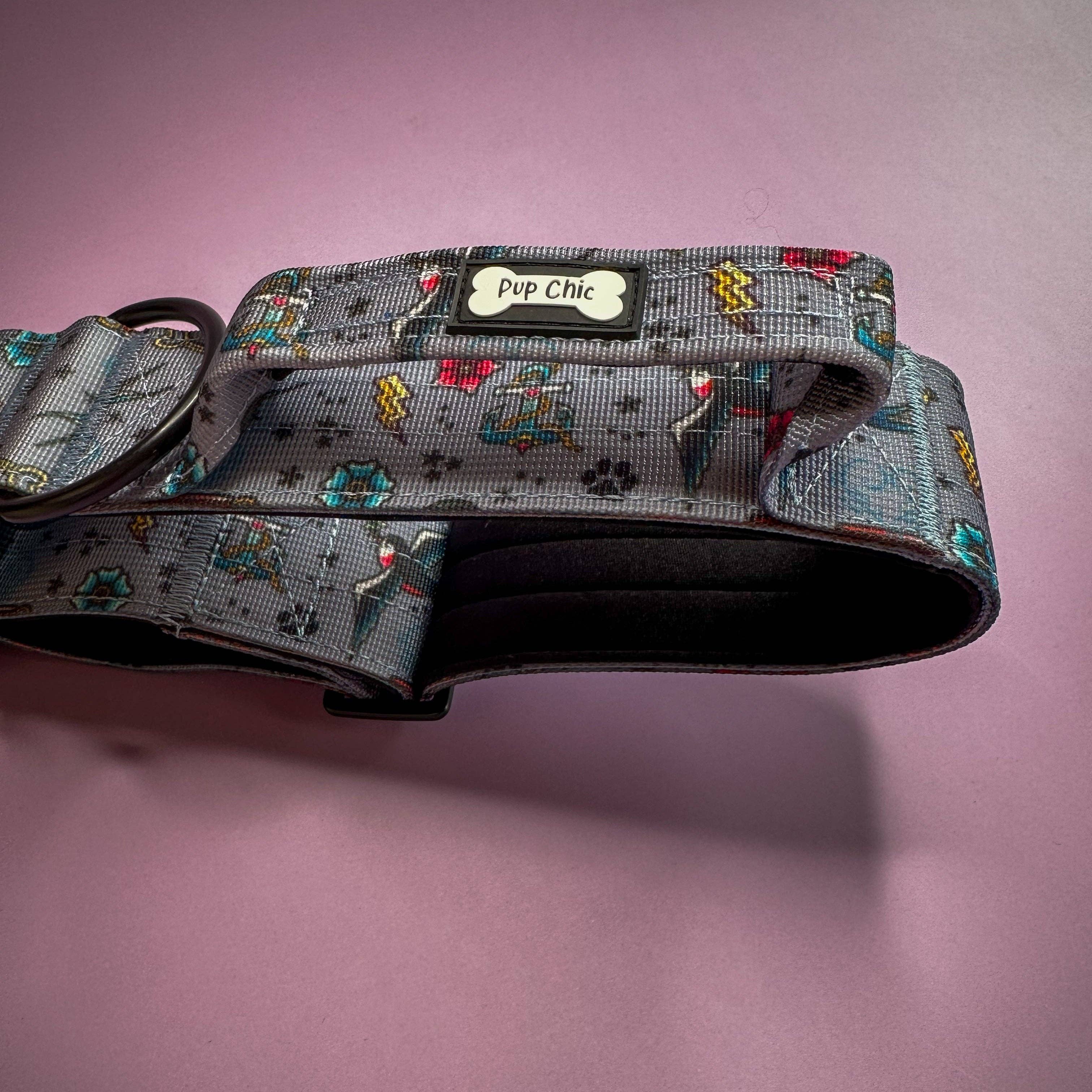 Pup Chic Boutique - Wholesale Pet Collar - Dog - Artful Dogster Tuff Stuff dog collar - tactical dog collar with handle1