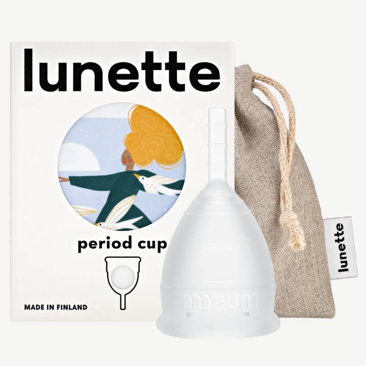 Lunette Period Cup Clear Size 1 & 2 for wholesale by Lunette